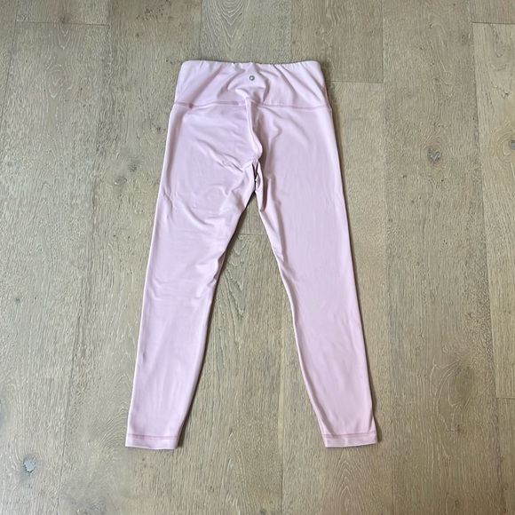 NWOT Medium Baby Pink Leggings. Full / Floor / Ankle Length. 7/8 Length. - Picture 9 of 11
